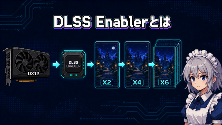 DLSS Enablerとは？RTX 50シリーズ専用マルチフレーム生成を旧GPUで使えるMODツールの導入方法