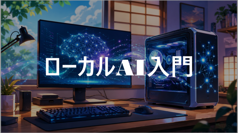 ローカルAI用PCの選び方｜用途別に必要なGPU・VRAM・メモリの目安を解説