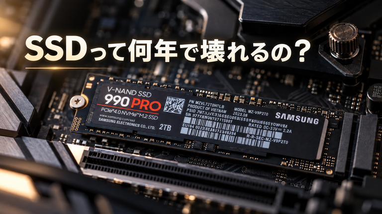 SSDって何年で壊れるの？寿命の目安と確認方法を初心者向けに解説