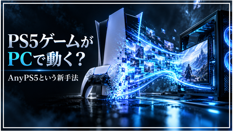 PS5のゲームがPCで動いた｜エミュレーターを使わない新手法「AnyPS5」とは何か